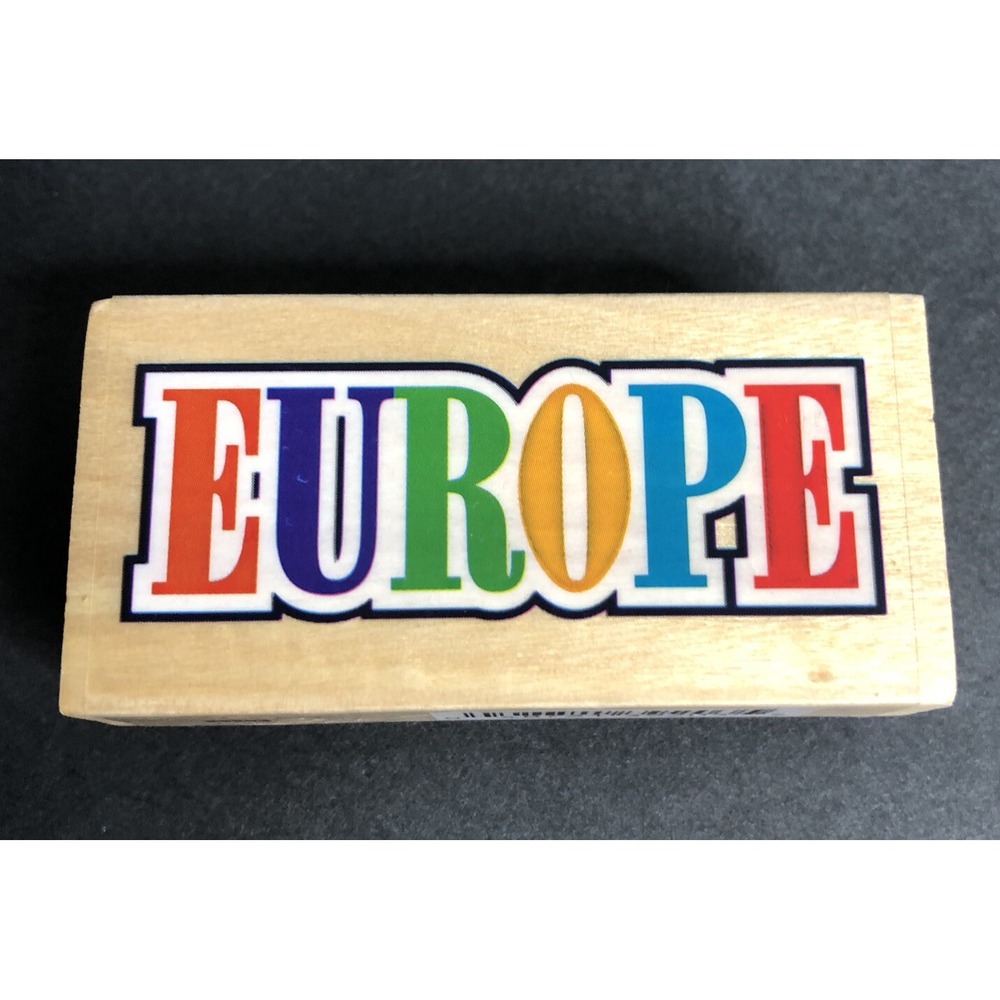 Sugarloaf Rubber Stamp Europe Travel Wood Mounted 2005